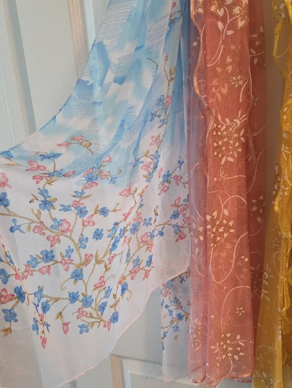 Multi-Color Women's Lightweight Fashion Scarves & Wraps - Pack of 4